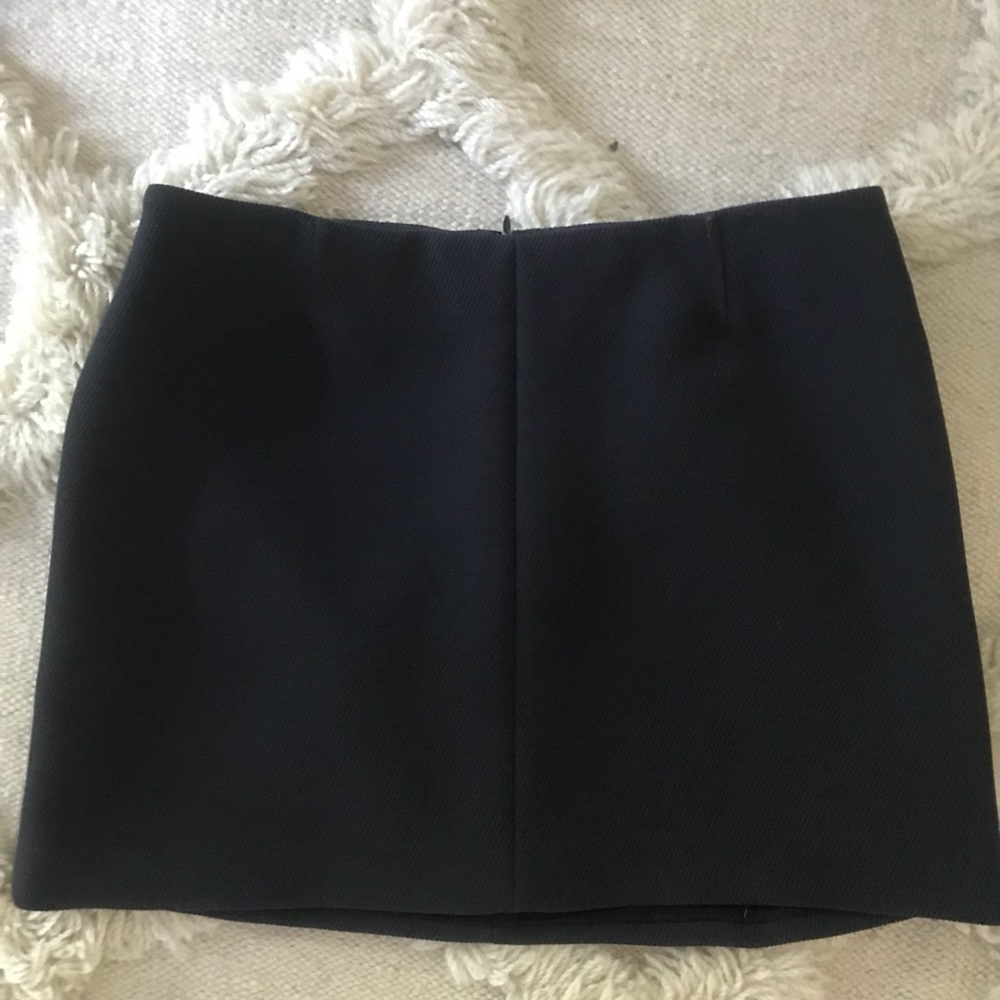 Navy miniskirt